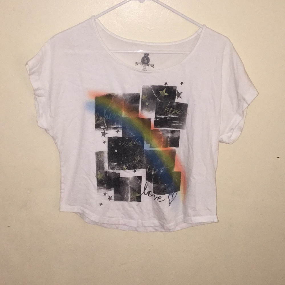 White top with graphic